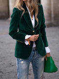 Women’s Timeless Button-Up Blazer Casual Smart Outerwear