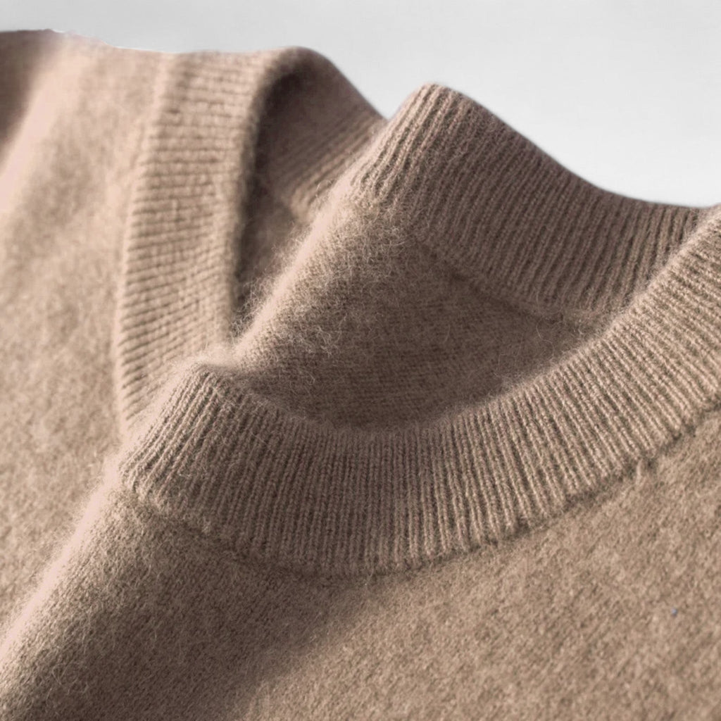 Men’s Timeless Heritage Knit Cashmere Sweater for Cold Weather