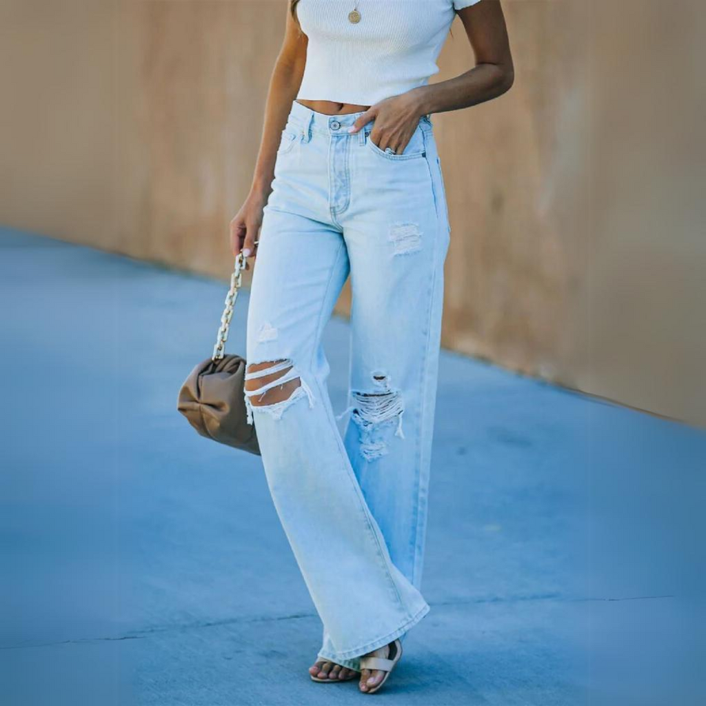 Modern Fit High Rise Flare Jeans