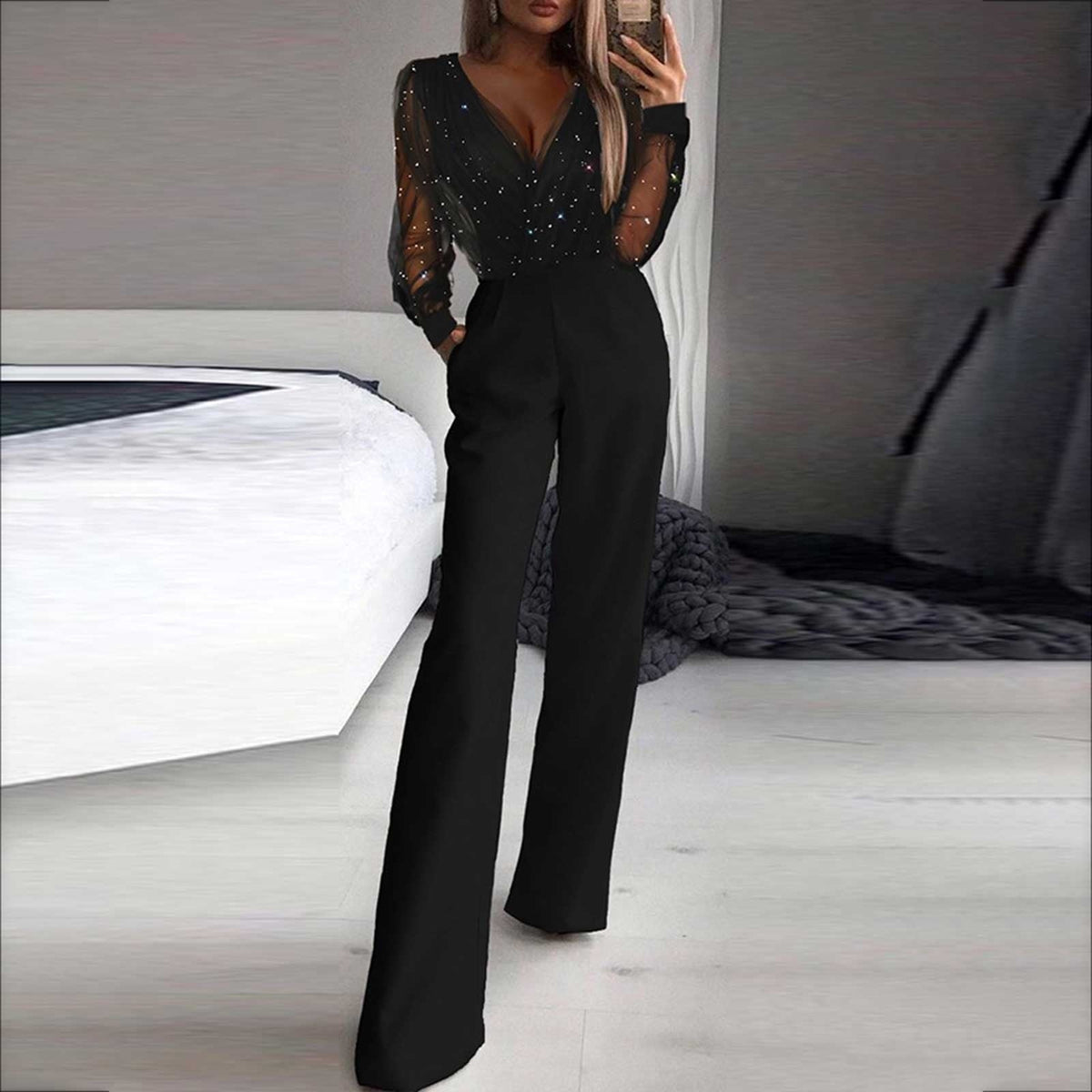 Women’s Casual One-Piece Jumpsuit Comfortable All-Day Fit