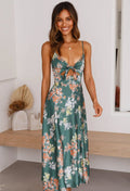 Women’s Sunny Floral Celebration Maxi Wedding Guest Dresses