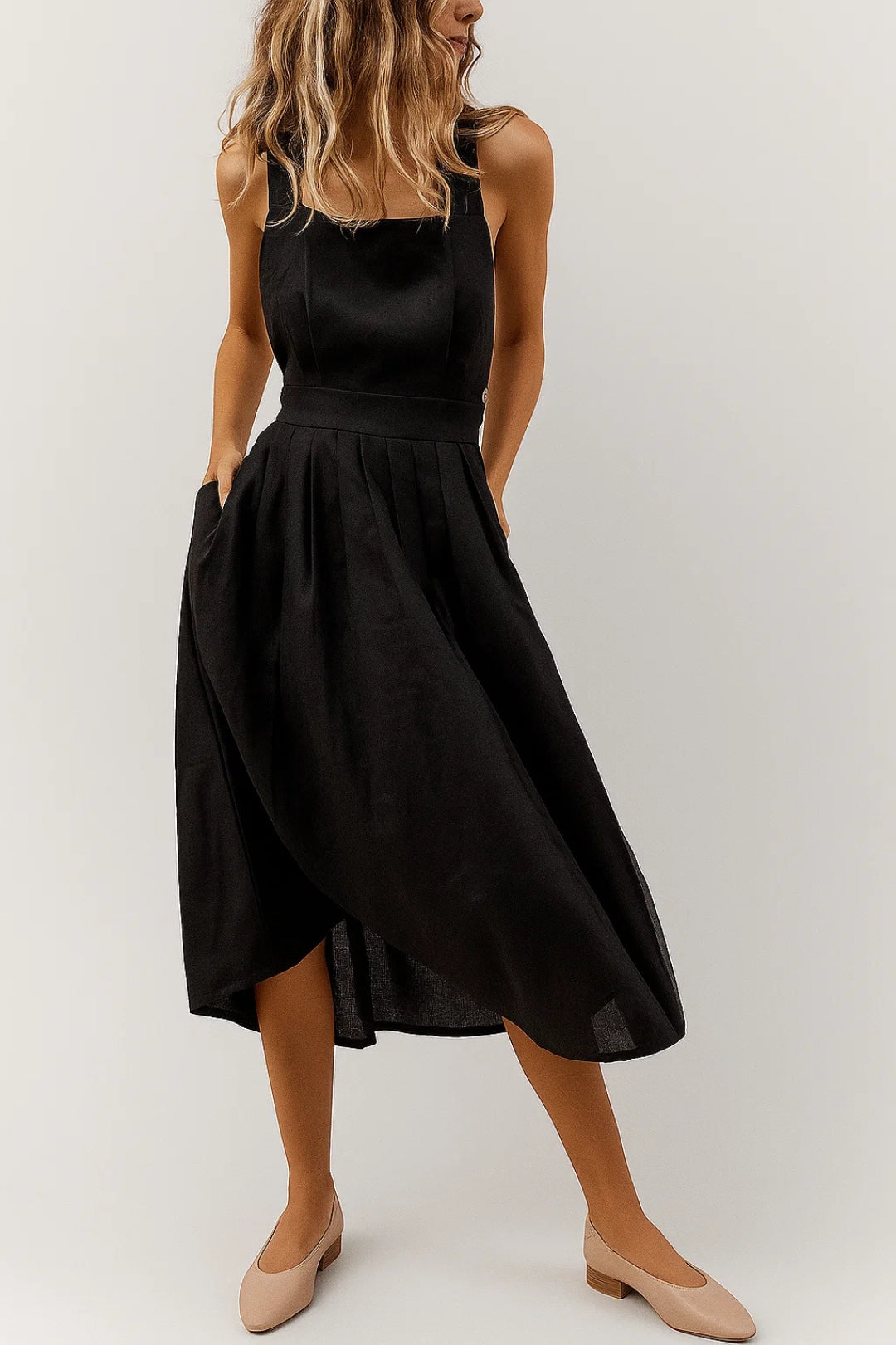 Exquisite Flowy Airy Party Backless Dress for Women