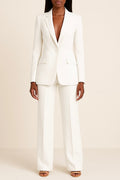 Business Formal Long Blazer with Trouser Set for Women
