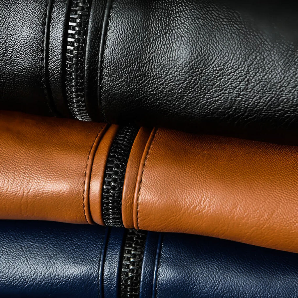 Lucenzo | Men’s Italian Leather Jacket