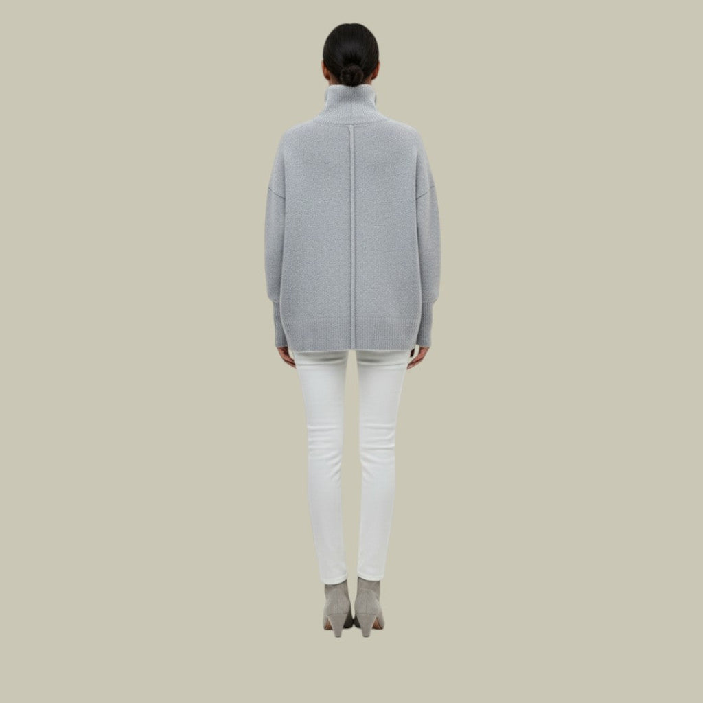 Women’s Loose Fit Winter Jumper Oversized Warm Turtleneck