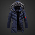 Men's Winter Warm Thermal Insulation Weatherproof Coat with Adjustable Hood