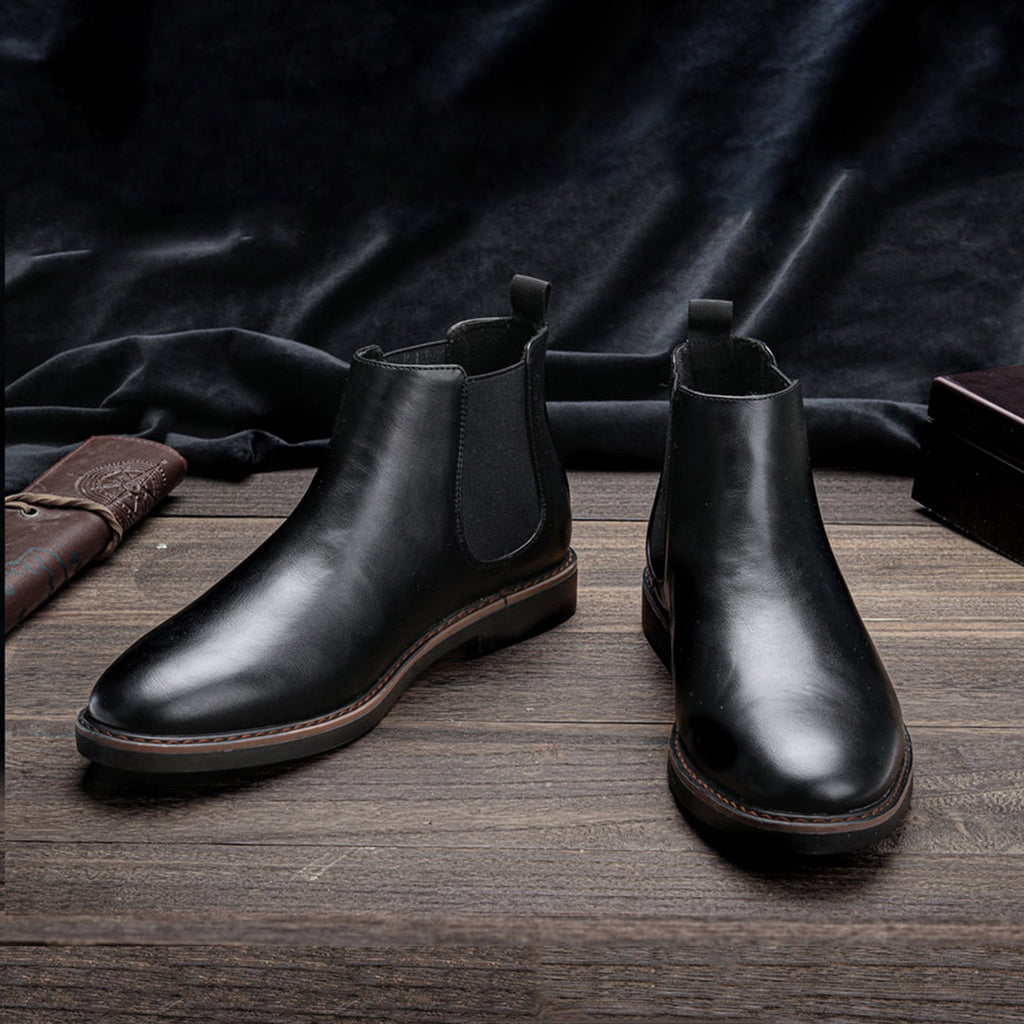 Men’s Stylish Durable Everyday Chelsea Boots with Elastic Side Panels