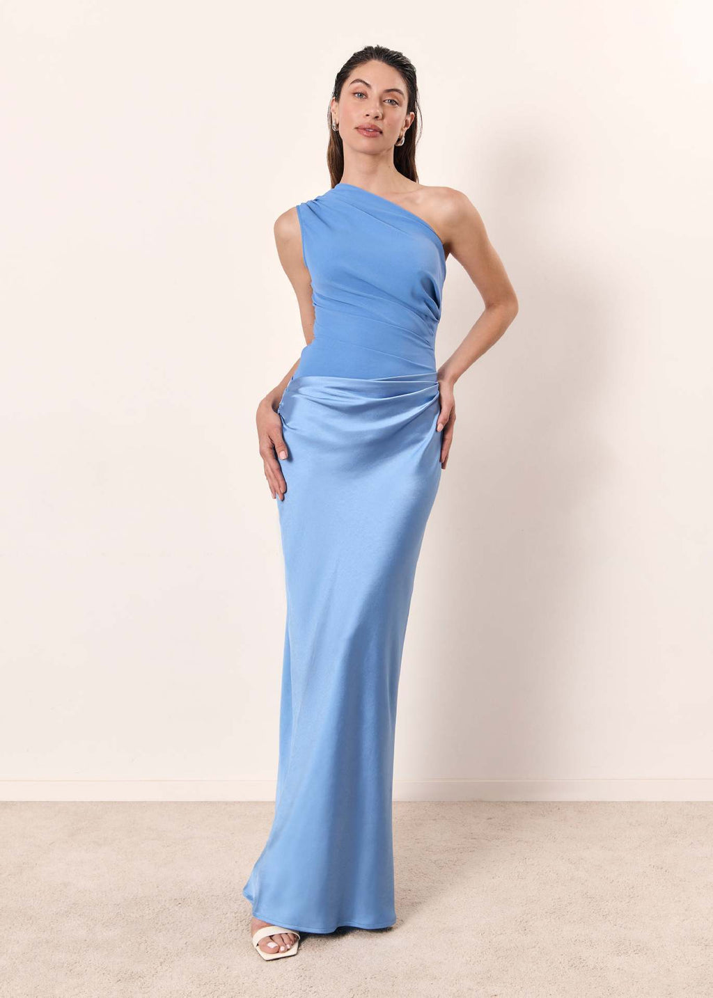 Women’s Modern Elegance Occasion One-Shoulder Evening Dress