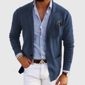 Timeless Men’s Knit Business Modern Blazer for Formal or Casual Event