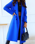 Women's Fashion Transitional City Long Winter Overcoat