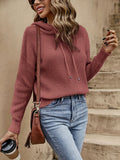 Women's Stylish Hooded Long Sleeves Jumper for Autumn and Winter
