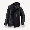 Men's Outdoor Waterproof Zipper Functional Jacket with Multiple Pockets