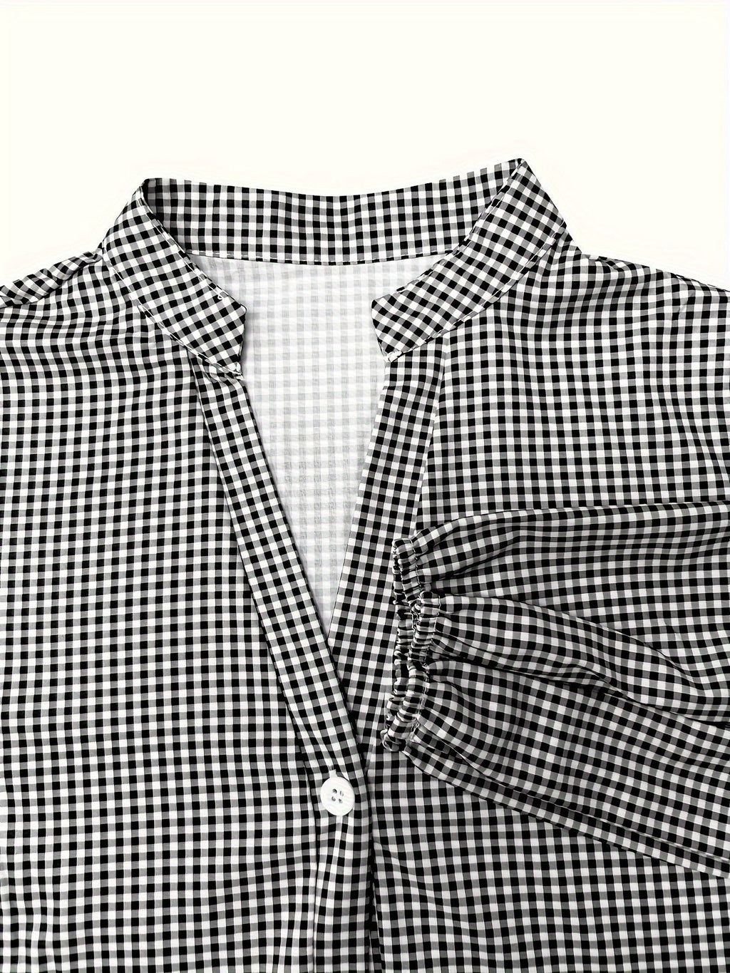 Trendy Airy Collar Striped Summer Dress with 3/4 puffed Sleeves for Summer Getaway