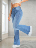 Classic Fit Flare Jeans for Women