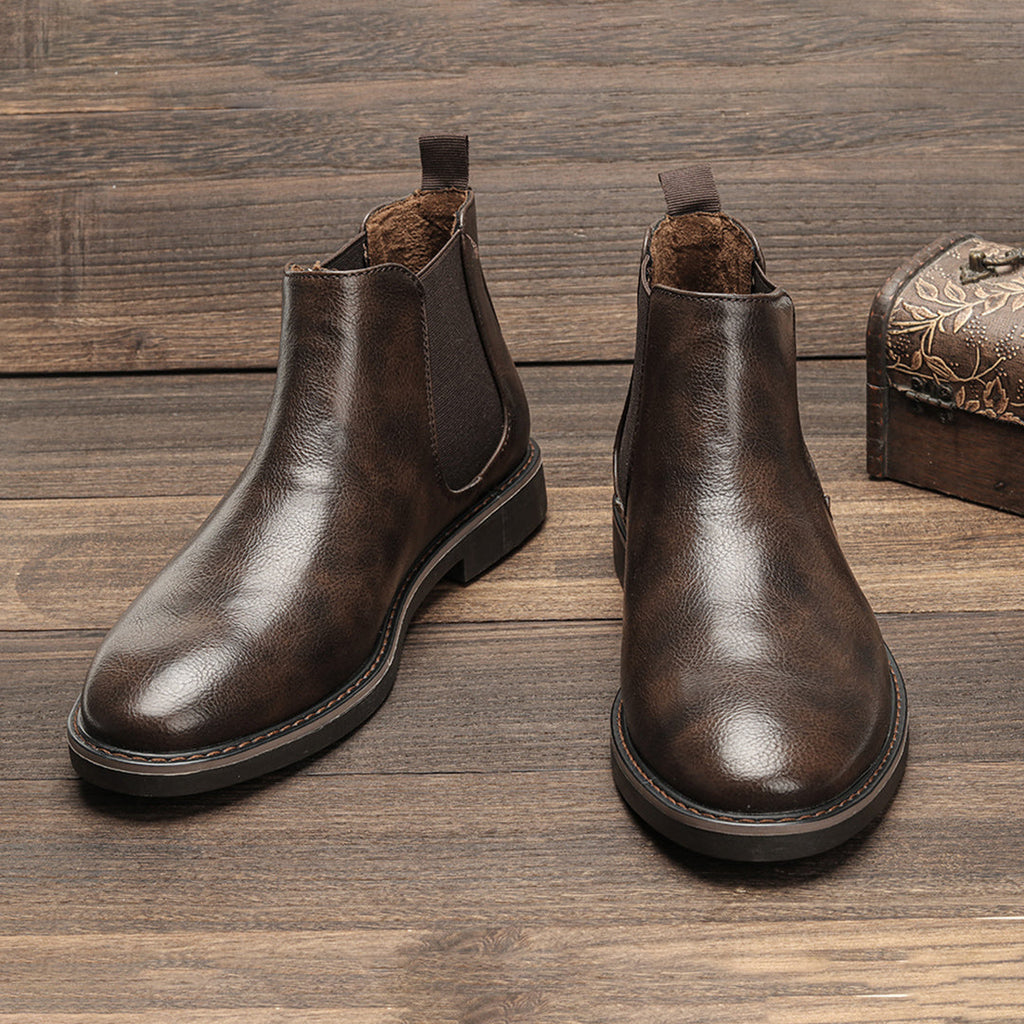 Men’s Stylish Durable Everyday Chelsea Boots with Elastic Side Panels